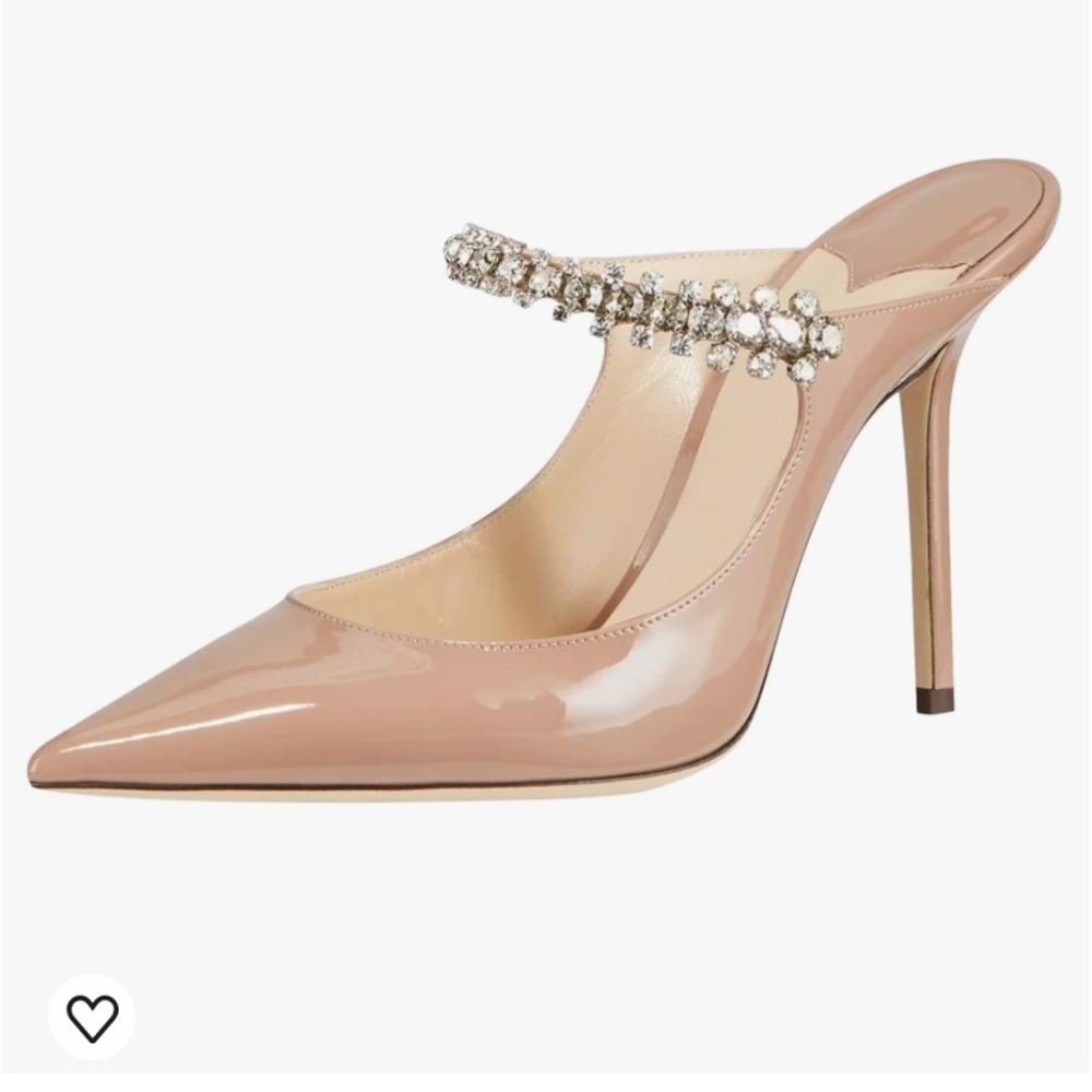 MIRAAZZURA Beautiful Crystal Mules .